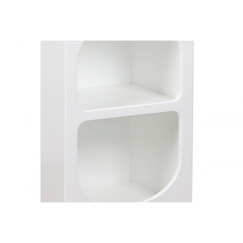 Κομοδίνο "EMERSI" από mdf σε χρώμα λευκό 40x32x70