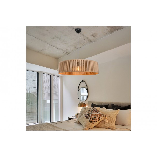 Φωτιστικό μονόφωτο "TEBAHA" σε χρώμα φυσικό Φ55x20