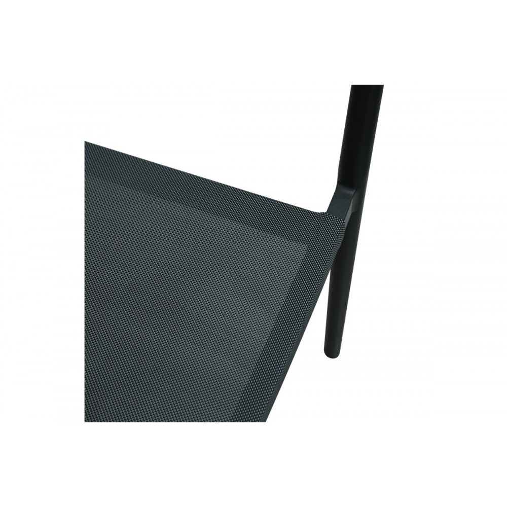 Πολυθρόνα κήπου "CONVINCE" από αλουμίνιο/rattan σε χρώμα γκρι 56x63x82