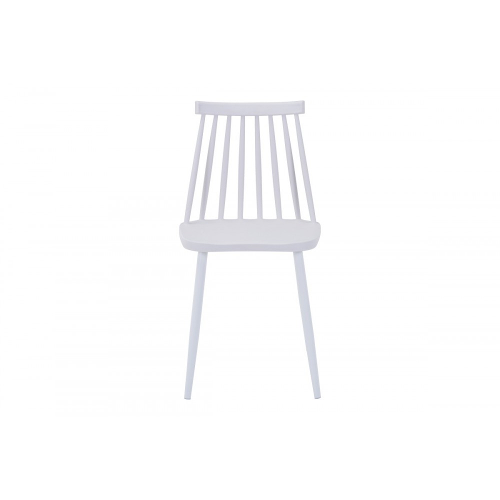 Καρέκλα "AURORA I" από pp/μέταλλο σε χρώμα λευκό 43x48x79