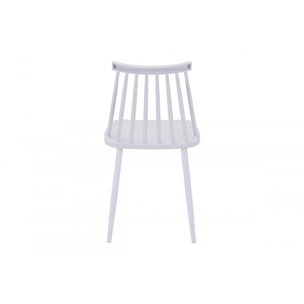 Καρέκλα "AURORA I" από pp/μέταλλο σε χρώμα λευκό 43x48x79