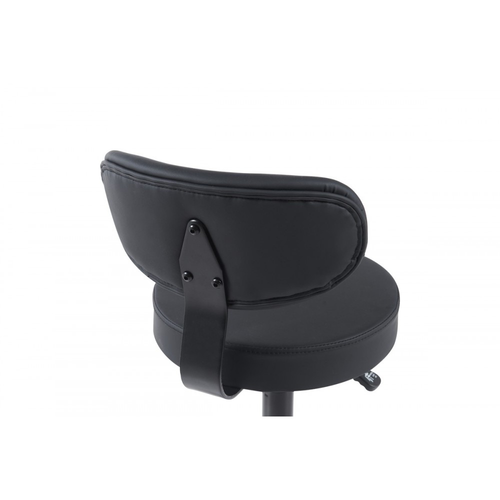 Καρέκλα γραφείου "MAFESHI" από pu σε χρώμα μαύρο 45x44x70-82