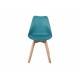 Καρέκλα "GASTON" από pp/pu σε χρώμα μπλε/φυσικό 58x47x85