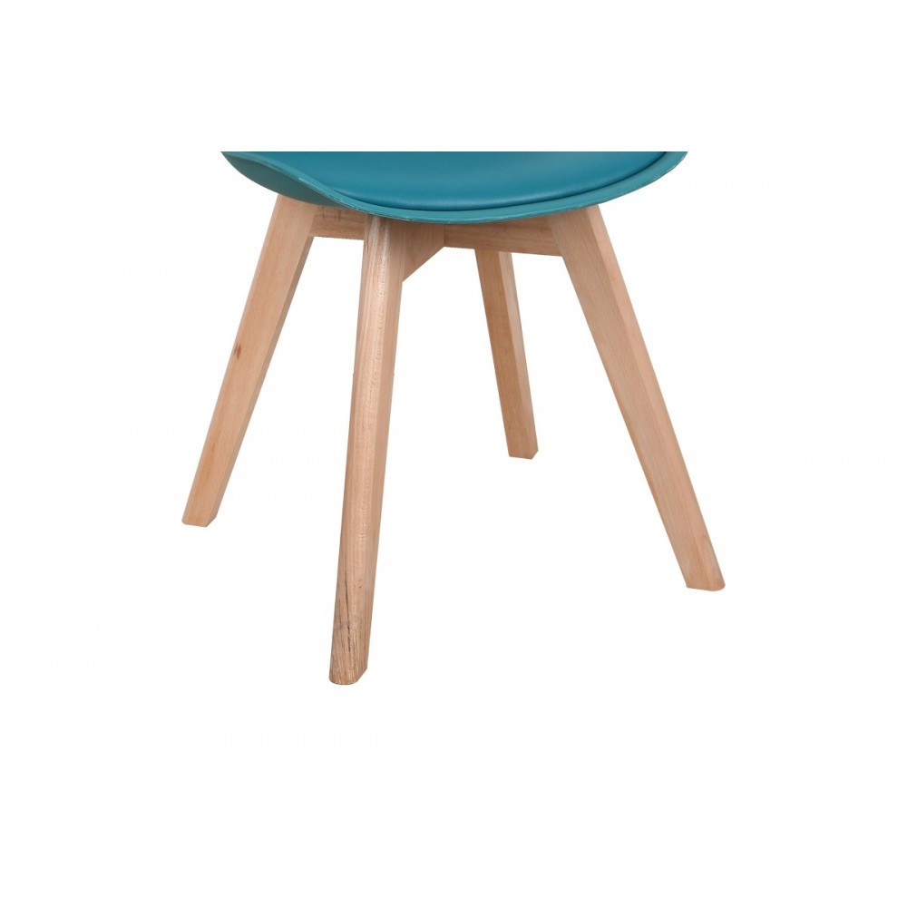 Καρέκλα "GASTON" από pp/pu σε χρώμα μπλε/φυσικό 58x47x85