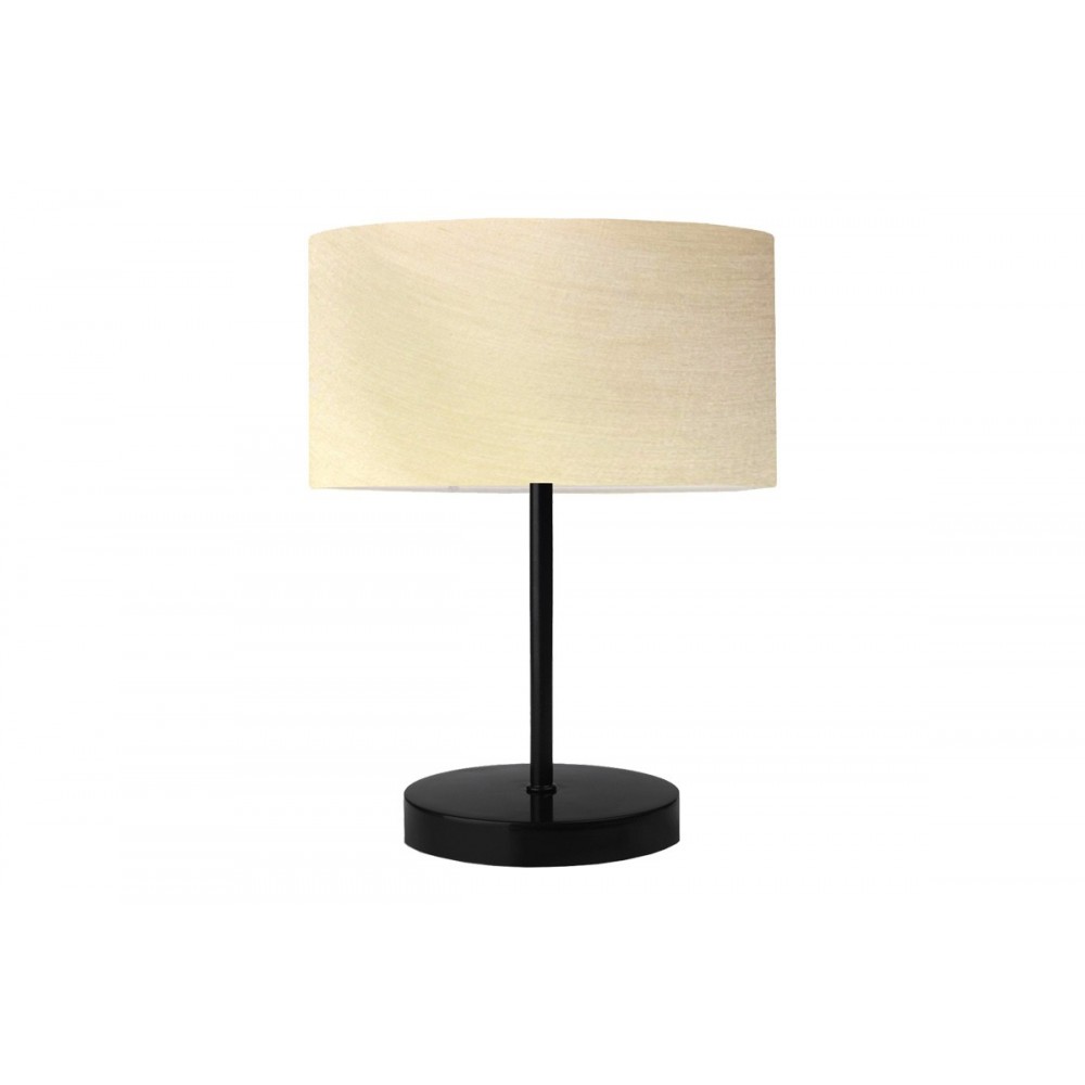 Επιτραπέζιο φωτιστικό "ROOJEE" σε χρώμα μπεζ/μαύρο Φ24x37