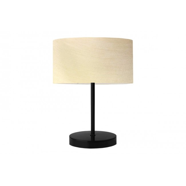 Επιτραπέζιο φωτιστικό "ROOJEE" σε χρώμα μπεζ/μαύρο Φ24x37