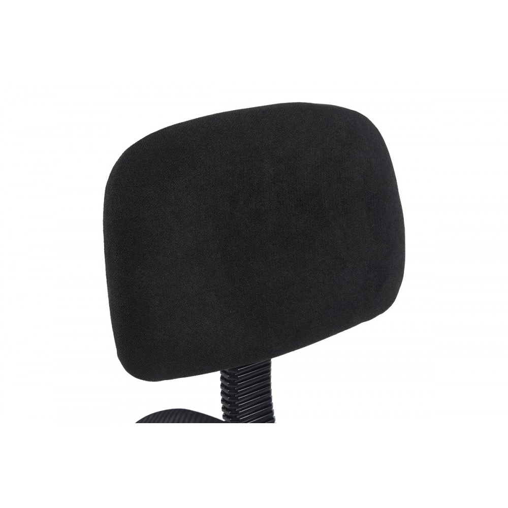 Καρέκλα ρεσεψιόν "ICINA I" από ύφασμα σε χρώμα μαύρο 58x54x102-123