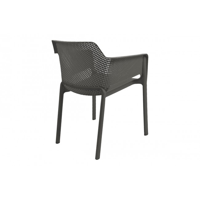 Πολυθρόνα "OVIEZ" από pp σε χρώμα ανθρακί 59x58x79