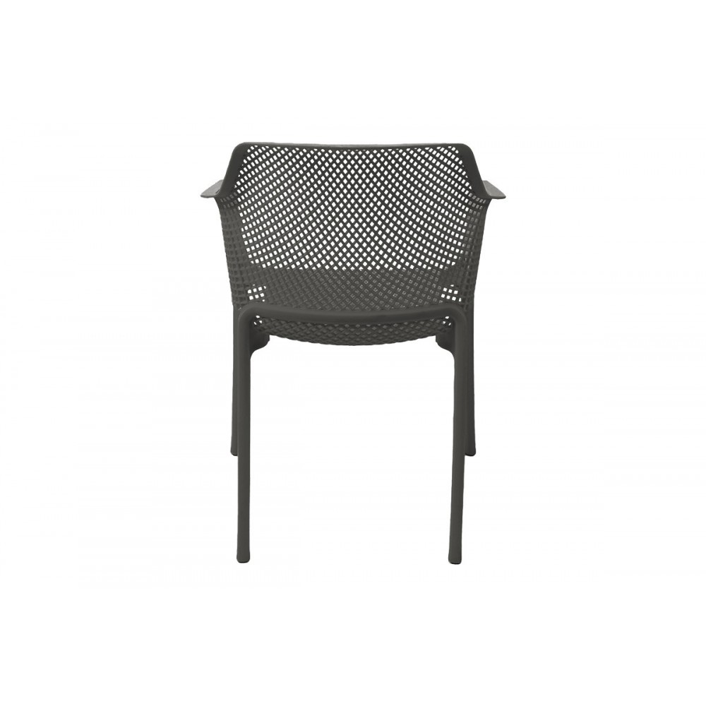 Πολυθρόνα "OVIEZ" από pp σε χρώμα ανθρακί 59x58x79