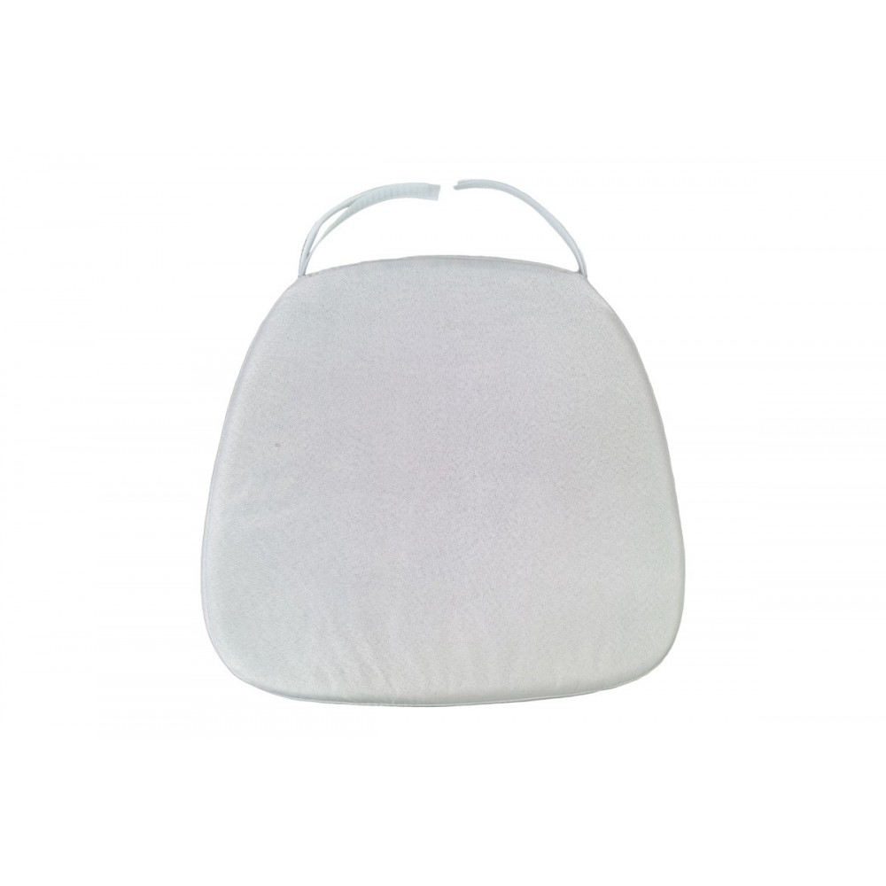 Μαξιλάρι "KURSI" από ύφασμα σε χρώμα λευκό 40.5x38.5x4