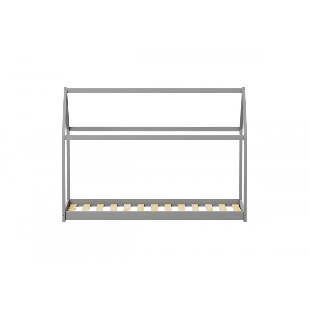 Παιδικό κρεβάτι "NINO" τ.montessori από ξύλο σε χρώμα γκρι 196x97x140.5