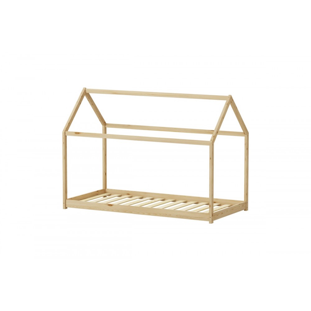 Παιδικό κρεβάτι "NINO" τ.montessori από ξύλο σε χρώμα φυσικό 196x97x140.5