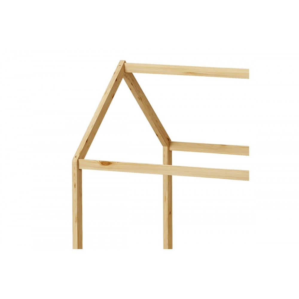 Παιδικό κρεβάτι "NINO" τ.montessori από ξύλο σε χρώμα φυσικό 196x97x140.5