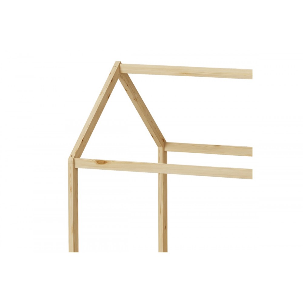 Παιδικό κρεβάτι "MELLIN" τ.montessori από ξύλο σε χρώμα φυσικό 196x97x160.5