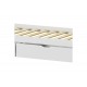 Παιδικό κρεβάτι "MELLIN" τ.montessori από ξύλο σε χρώμα λευκό 196x97x160.5