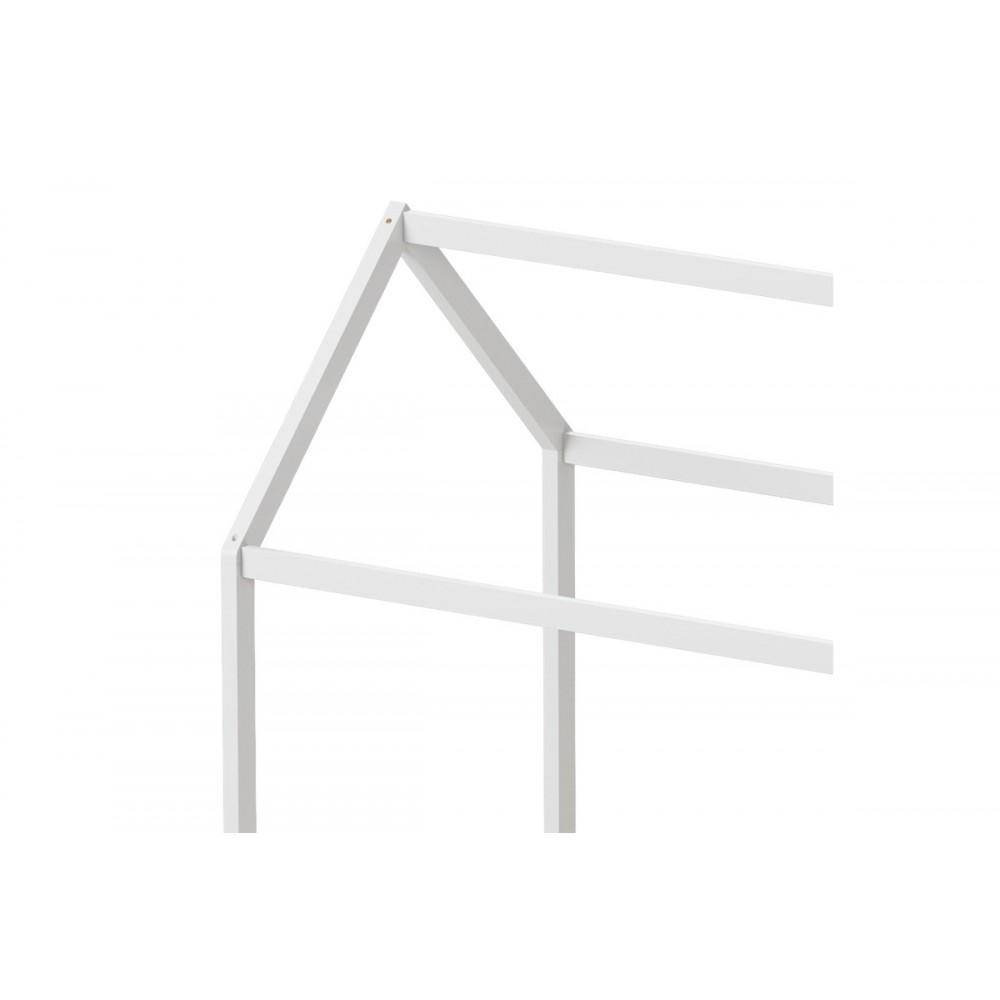 Παιδικό κρεβάτι "MELLIN" τ.montessori από ξύλο σε χρώμα λευκό 196x97x160.5