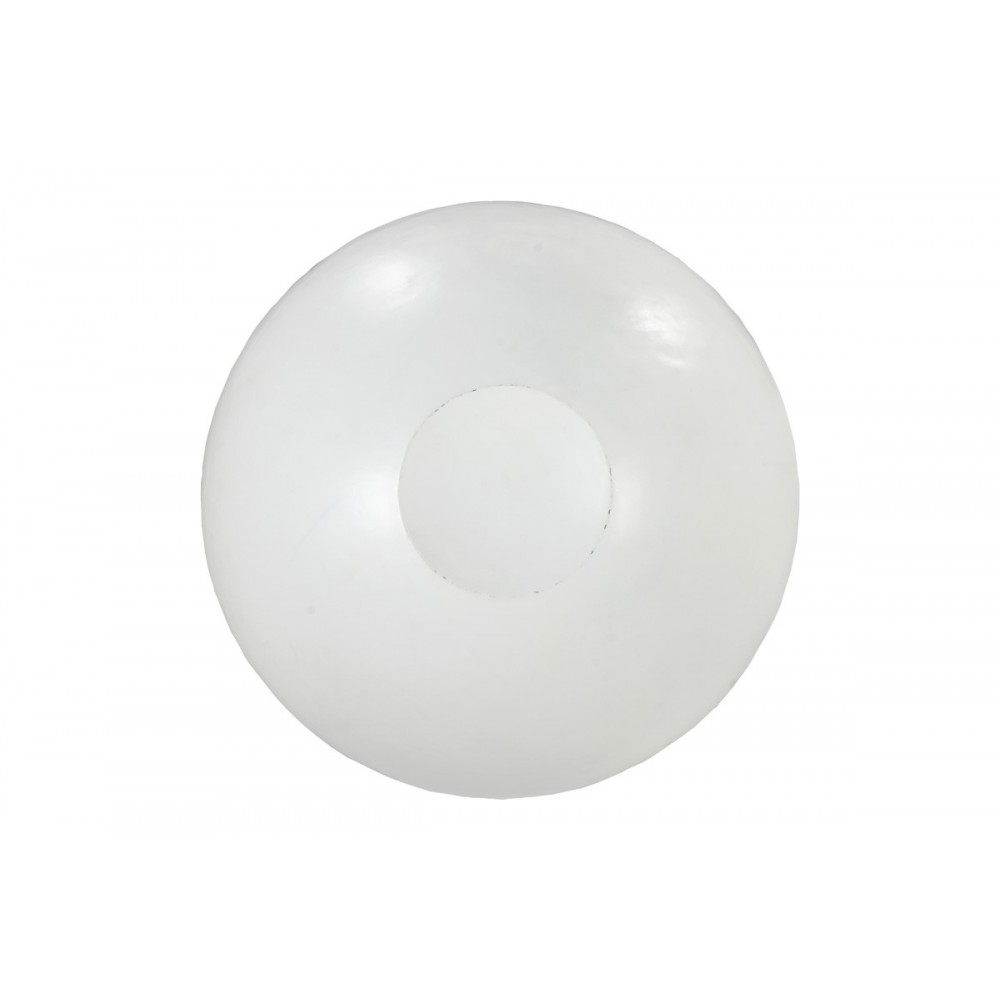 Τραπέζι σαλονιού "COFFELTY" από ξύλο/μέταλλο σε χρώμα φυσικό/λευκό Φ90x40