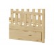 Παιδικό κρεβάτι "BENDINA" τ.montessori από ξύλο σε χρώμα φυσικό 146x76x146.5