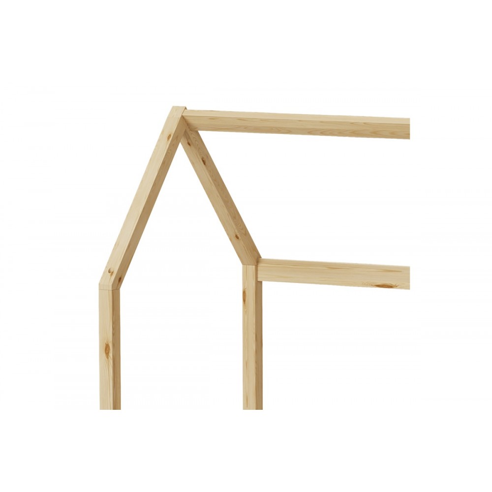 Παιδικό κρεβάτι "BENDINA" τ.montessori από ξύλο σε χρώμα φυσικό 146x76x146.5