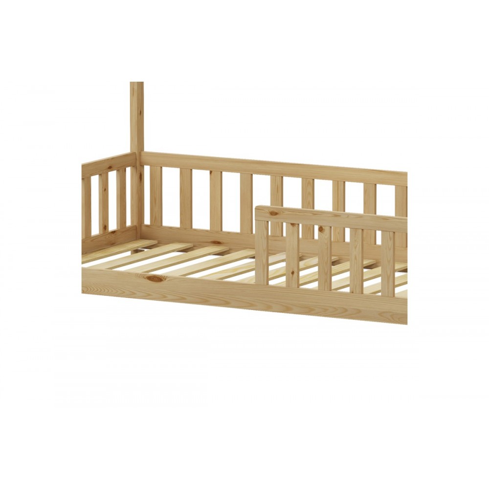 Παιδικό κρεβάτι "CALLAN" τ.montessori από ξύλο σε χρώμα φυσικό 196x97x140.5