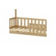 Παιδικό κρεβάτι "CALLAN" τ.montessori από ξύλο σε χρώμα φυσικό 196x97x140.5