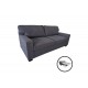 Καναπές-κρεβάτι "POLARIS" διθέσιος από ύφασμα σε χρώμα ανθρακί 181x91x83
