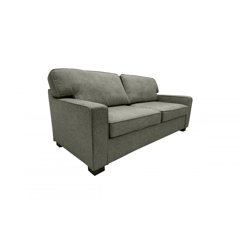 Καναπές-κρεβάτι "POLARIS" διθέσιος από ύφασμα σε χρώμα χακί 181x91x83