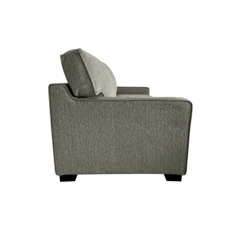 Καναπές-κρεβάτι "POLARIS" διθέσιος από ύφασμα σε χρώμα χακί 181x91x83