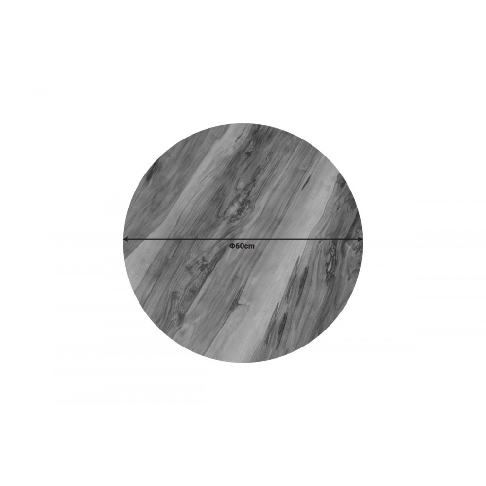 Επιφάνεια τραπεζιού "NOBLE" από HPL σε χρώμα καρυδί 60x60