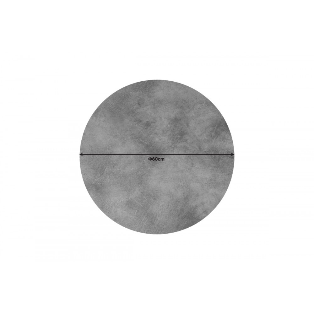 Επιφάνεια τραπεζιού "INSPIRE" από HPL σε χρώμα γκρι cement 60x60