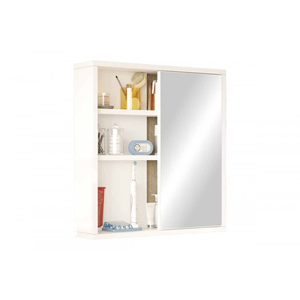 Ντουλάπι μπάνιου "BAGNO" σε χρώμα λευκό 60x14.5x63.6