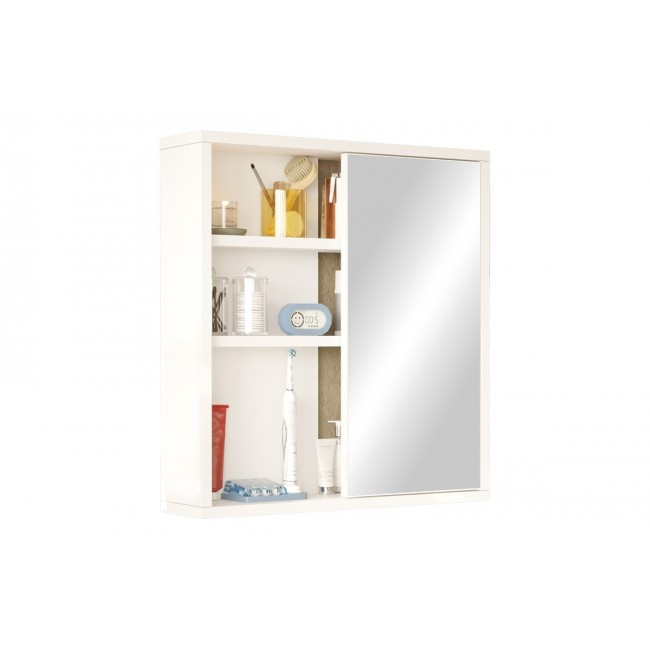 Ντουλάπι μπάνιου "BAGNO" σε χρώμα λευκό 60x14.5x63.6