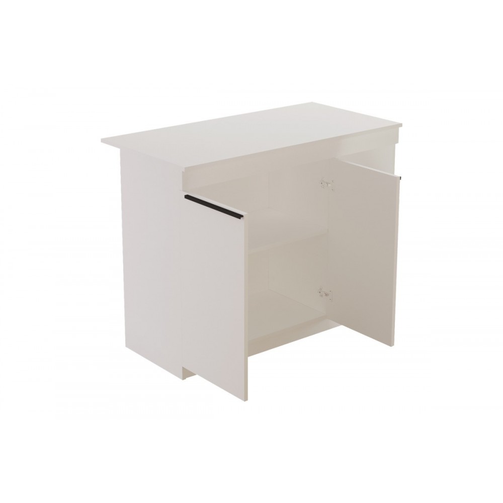 Τραπέζι-πάγκος "KOGILE" σε χρώμα λευκό 120x60x88.2