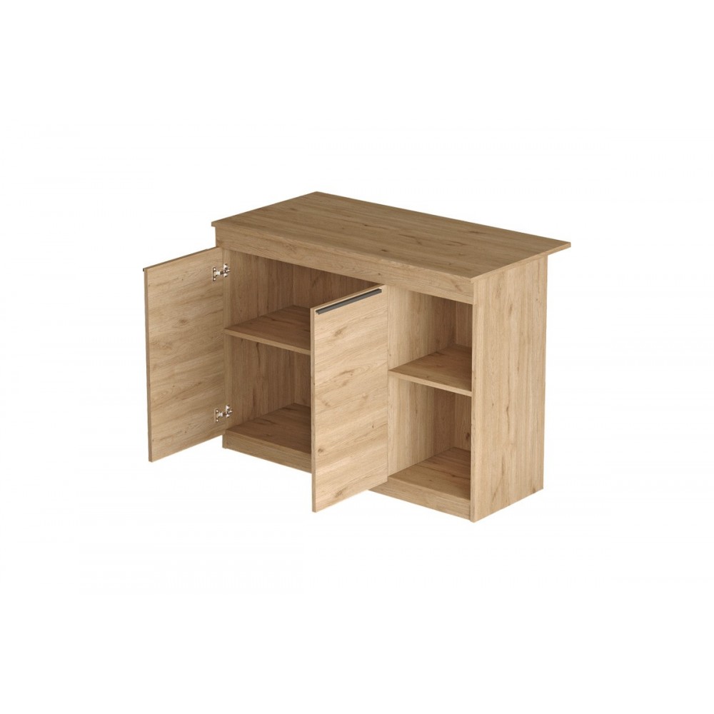 Τραπέζι-πάγκος "KOGILE" σε χρώμα φυσικό 120x60x88.2