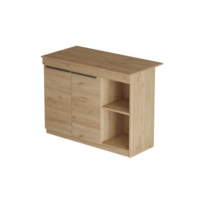 Τραπέζι-πάγκος "KOGILE" σε χρώμα φυσικό 120x60x88.2