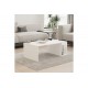 Τραπέζι σαλονιού "POKO" σε χρώμα λευκό 86.8x50x32.4