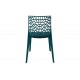 Καρέκλα στοιβαζόμενη "HUSH" από pp σε χρώμα μπλε 50x57x81