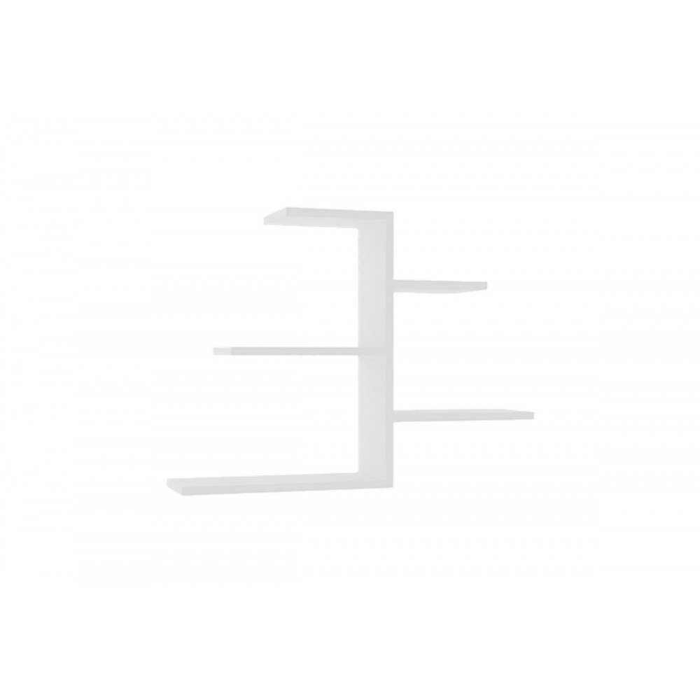 Ραφιέρα τοίχου "CALLUM" σε χρώμα λευκό 82.2x19.6x48