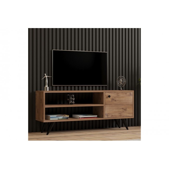 Έπιπλο τηλεόρασης "WISON" σε χρώμα σονόμα 120x29x50