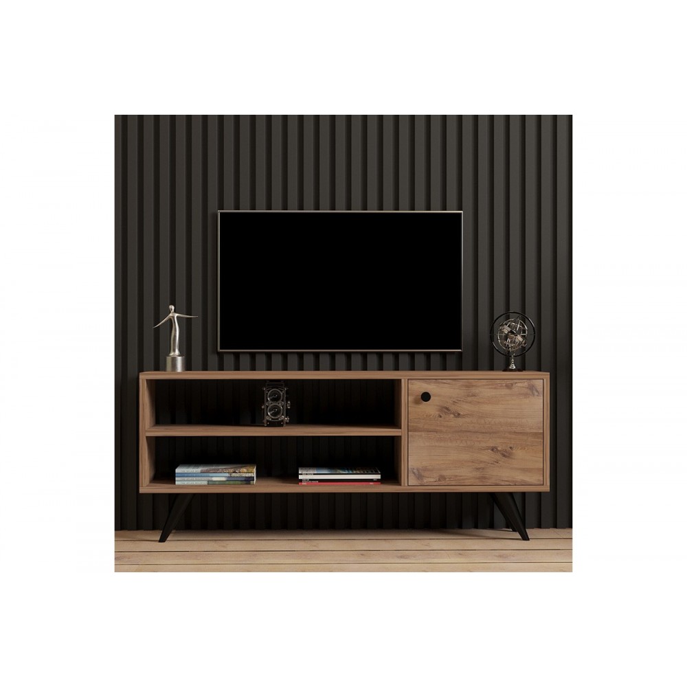 Έπιπλο τηλεόρασης "WISON" σε χρώμα σονόμα 120x29x50