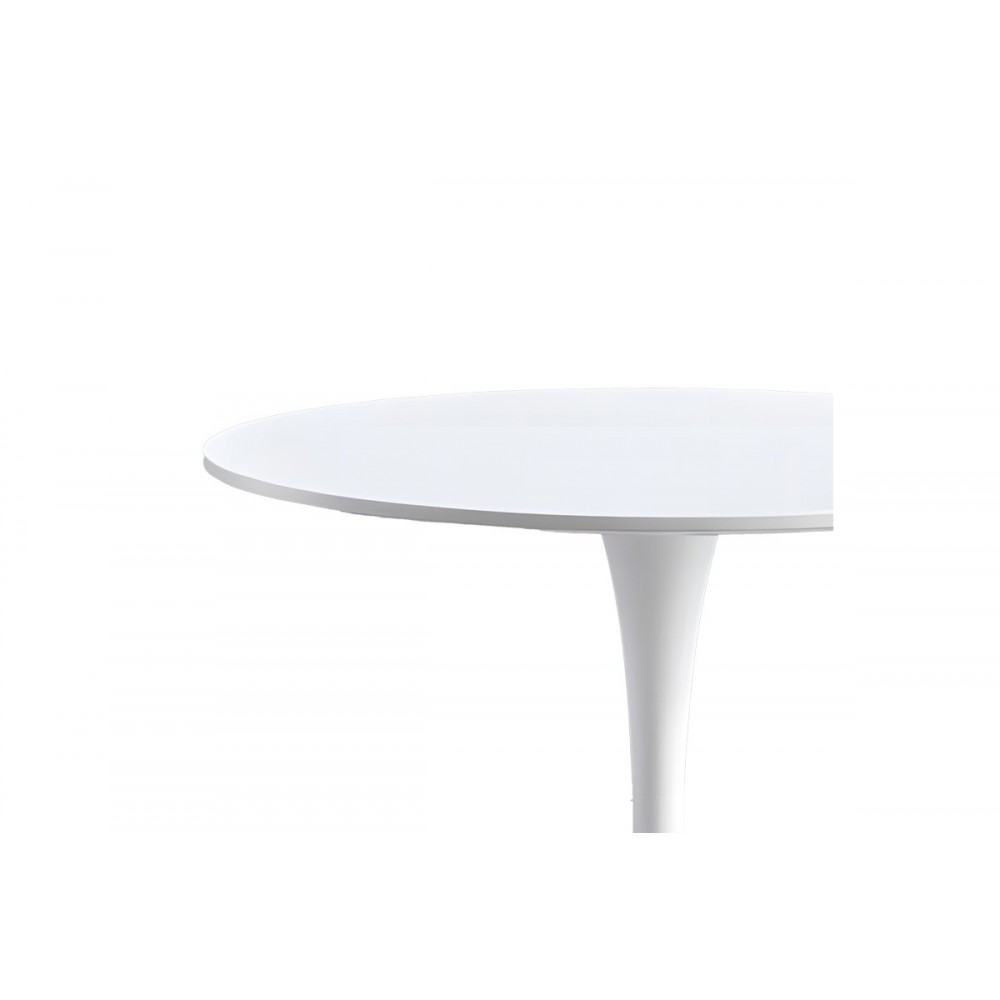 Τραπεζαρία 3τμχ "ELIJAH-EZRA" από pp/pu σε χρώμα γκρι/λευκό Φ60x74