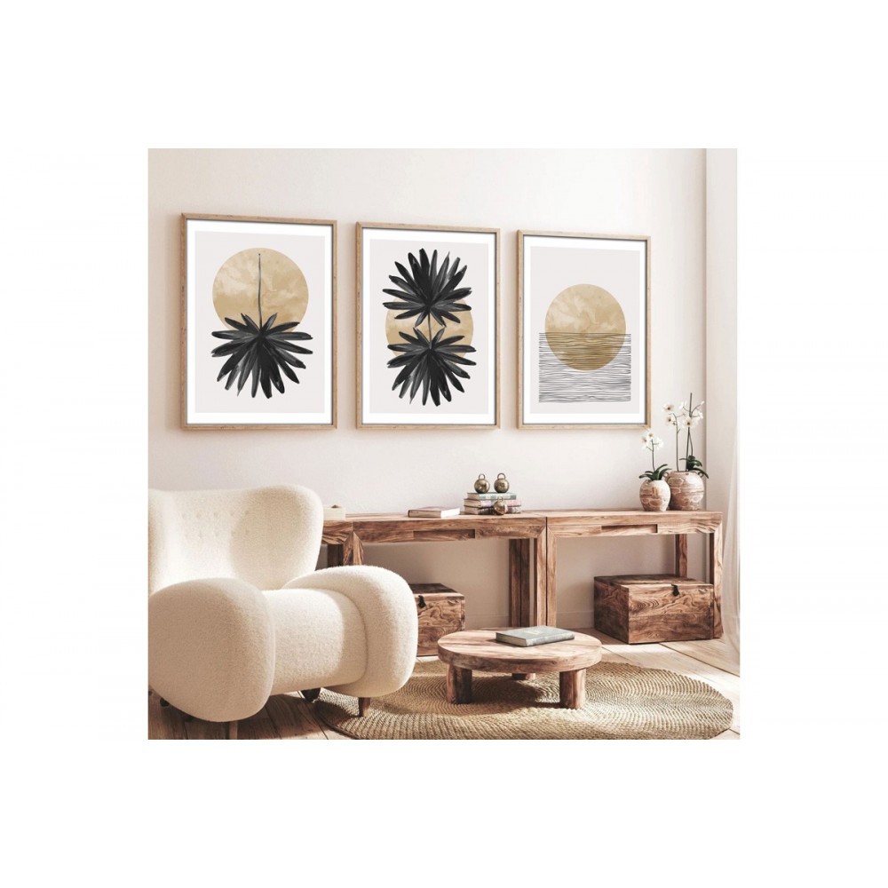 Πίνακας σε καμβά "ENVAZY" τρίπτυχος με ψηφιακή εκτύπωση 30x3x40