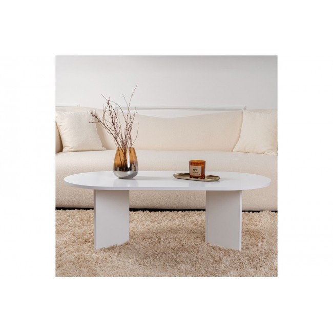 Τραπέζι σαλονιού "TABLETOD" σε χρώμα λευκό 119x60x40