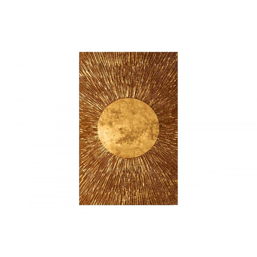 Πίνακας σε καμβά "LIORBE" σε χρώμα χρυσό με ψηφιακή εκτύπωση 45x3x70