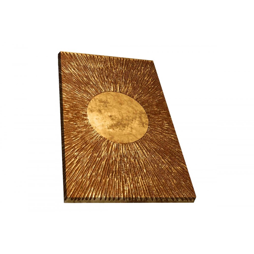 Πίνακας σε καμβά "LIORBE" σε χρώμα χρυσό με ψηφιακή εκτύπωση 45x3x70