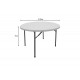 Τραπέζι catering "COMFORT" πτυσσόμενο σε χρώμα λευκό/γκρι Φ120x74