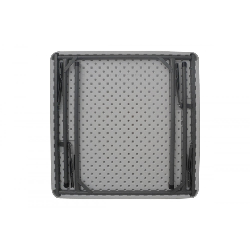 Τραπέζι catering "COMFORT" πτυσσόμενο σε χρώμα λευκό/γκρι 80x80x74