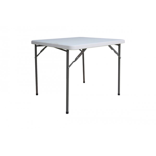 Τραπέζι catering "COMFORT" πτυσσόμενο σε χρώμα λευκό/γκρι 80x80x74