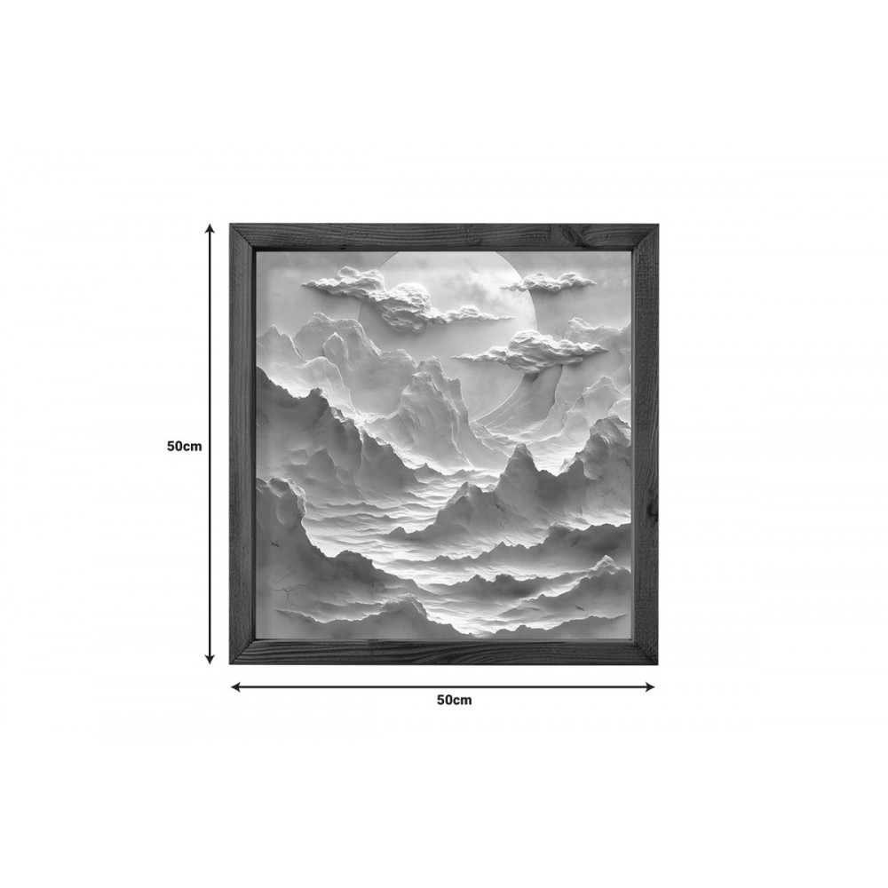 Πίνακας σε καμβά "JEDIA" με ψηφιακή εκτύπωση 50x3.5x50