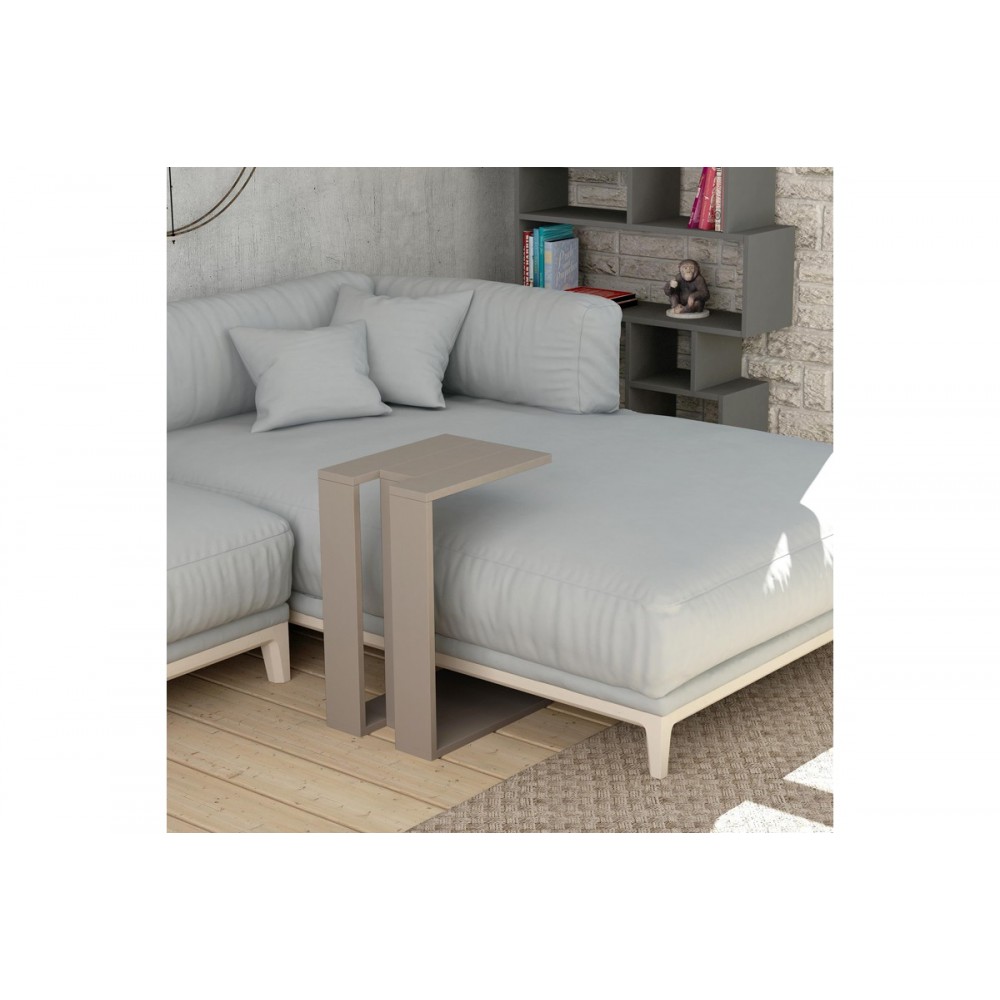 Βοηθητικό τραπέζι "MUJU" σε χρώμα μόκα 40x30x57